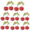 10pcs /Set Fruit Cherry Embroidered Patches Diy Hats Jackets Sew Patch Badges Iron On Patches For Clothing Accessories Applique 