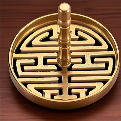 1PC Fragrant Seal Brass Fragrant Dao Supplies Tool Accessories Used As Fragrant Dao Mold Tools for Zen Room and Tea Room Decor