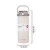 1.2L Large Capacity Thermo Bottle with Straw Stainless Steel Thermal Water Bottle Keep Cold and Hot Thermos Cup Vacuum Flask