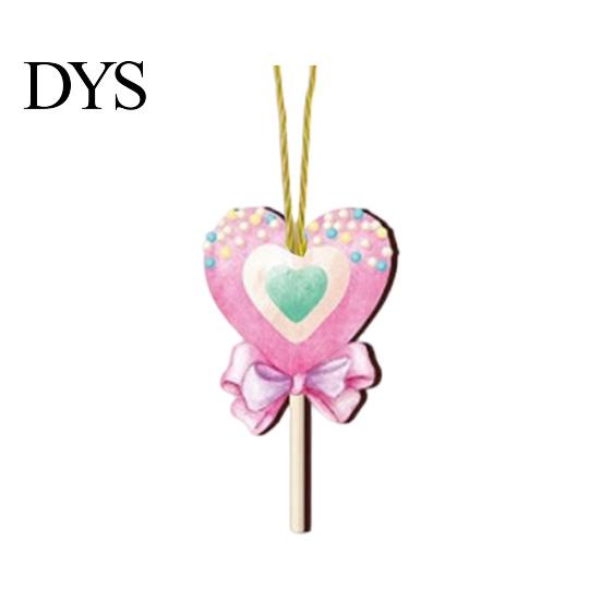 Festive Hanging Gift Pendants Christmas Wooden Ornament, Lollipop Cupcake Ice Cream Popsicle Kindergarten Supplies Decorations for Xmas Tree, Window,