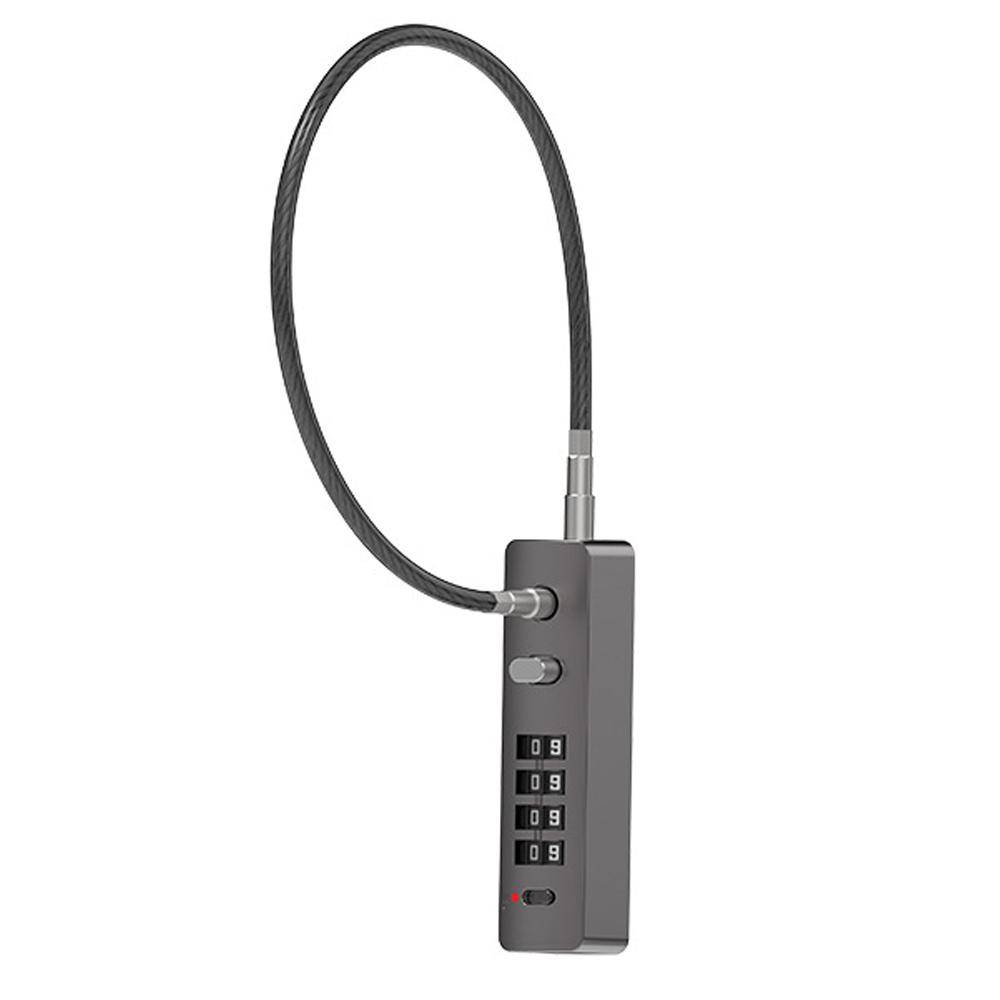 

904T 30cm Bike Locks Cable 4 Digit Combination Anti-Theft Security Bicycle Lock Tarnish