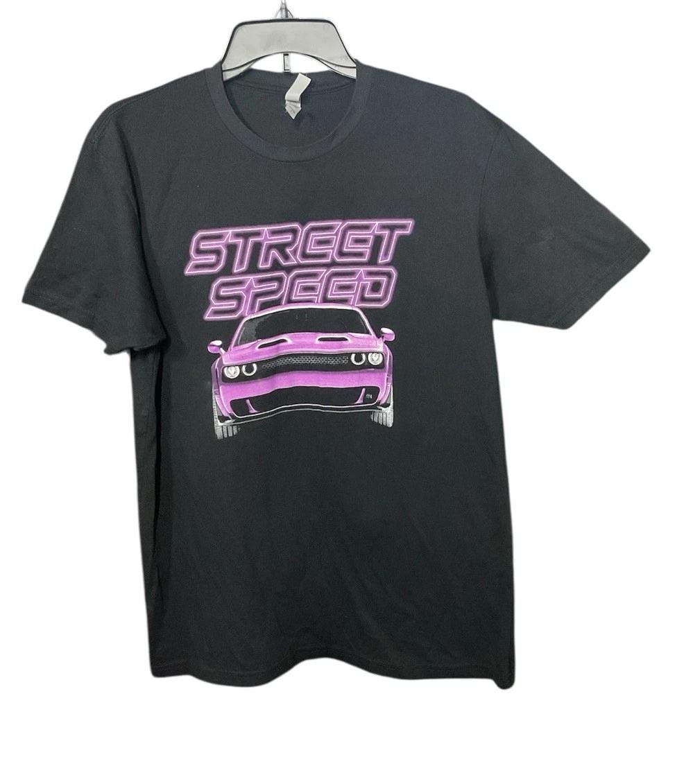 

Vintage Classic Car Street Speed Short Sleeve Crew T-Shirt Next Level Apparel L XL
