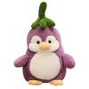 New Penguin Baby Plush Doll Creative Transformation Toy Eggplant Penguin Doll Girl Birthday Gift