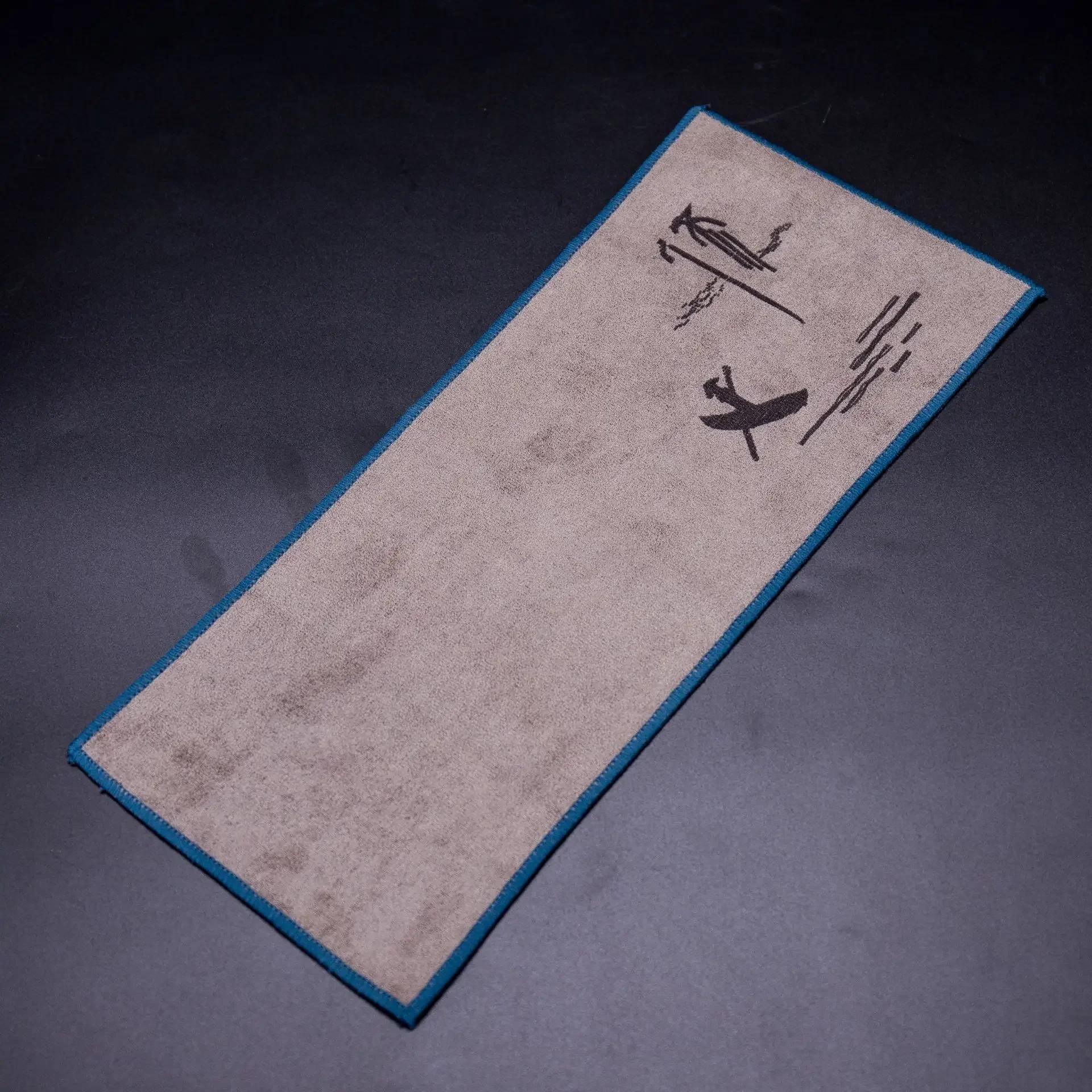 New Cotton and Linen Tea Cloth Absorbent Zen Chinese Style Kung Fu Tools Tea Napkin Tea Towel
