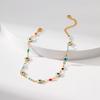 Vintage Evil Eye Copper 18k Gold Plated Women Foot Anklet Jewelry