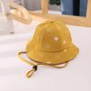 Baby Sunscreen Bucket Hats Cute Cartoon Print Toddler Boy Girl Outdoor UV Protection Fisherman Caps Korean Adjustable Kids Hats