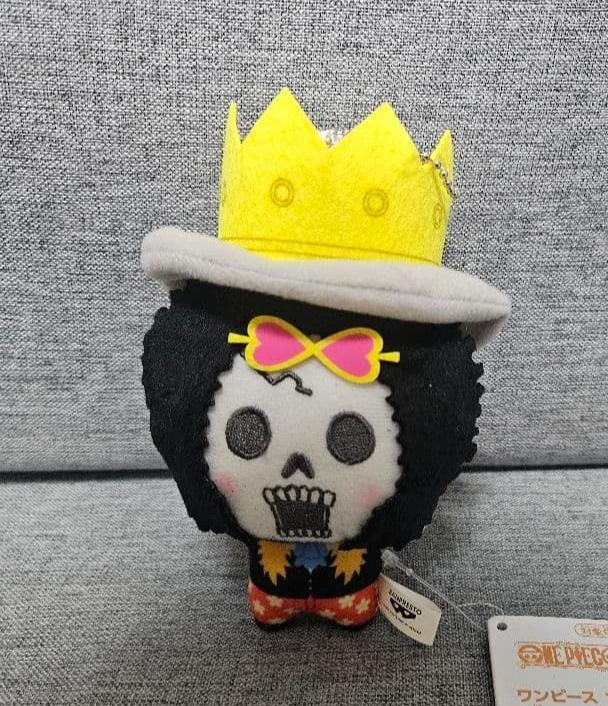 One Piece Chibi Gurumi Mugiwara Crew Vol. 1 Brook Plush keychain 11cm