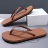 New men's flip-flops fashionable outer wear rubber non-slip personalized fashion pinch feet beach summer slippers men