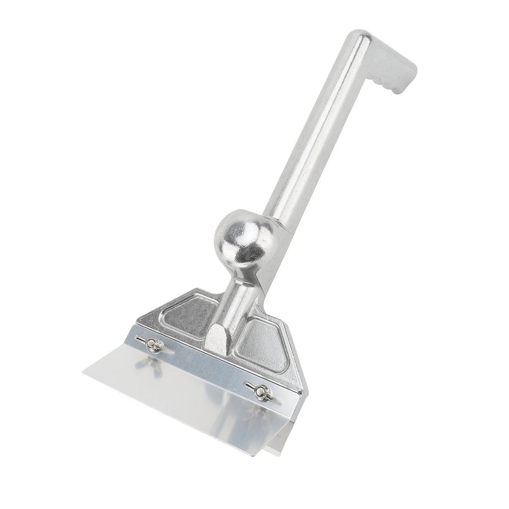 Commercial Griddle Scraper Flat Top Grill Scraper with Ergonomic Aluminum Handle for Outdoor Grill C