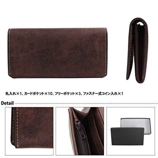 Yoshida & Co. PORTER HOF Long Wallet 240-04189 Brown