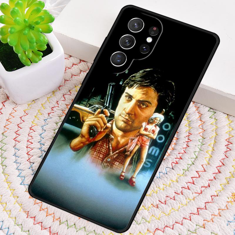 Taxi Driver 1976 Film Poster TPU Phone Case For Samsung Galaxy Note 10 Pro S26 S25 S24 S23 S22 Ultra Plus S21 FE S20 Cover