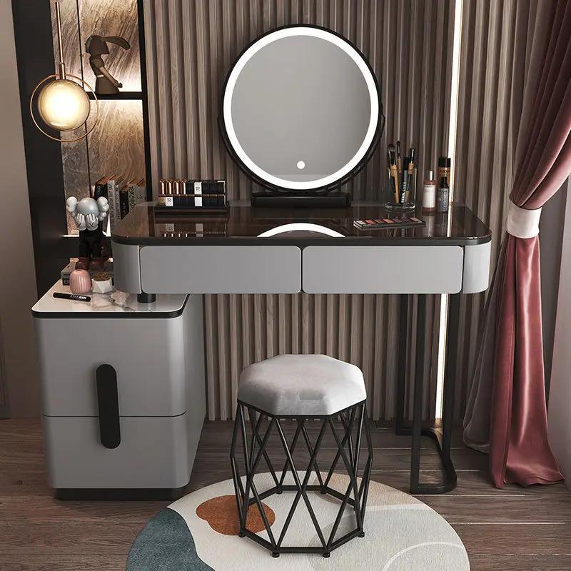 Mirrors Makeup Dressing Table Drawer Lighting Led Living Room Dressing Table Bedroom Household Home Furniture