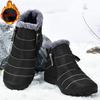 Winter Outdoor Schneestiefel Wanderschuhe Herren Skischuhe High-Top Baumwollschuhe Kältefest Outdoor Sneaker Wasserdicht Rutschfest