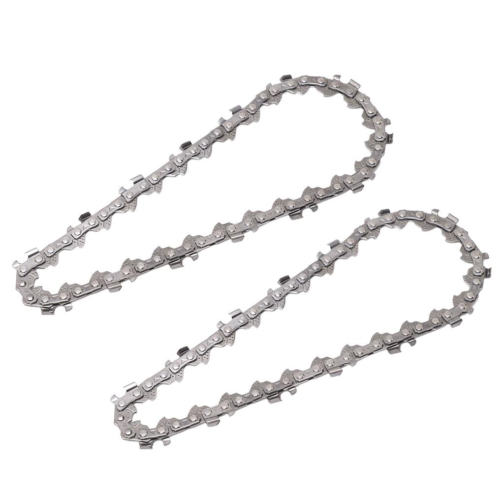 2 Stück 4 Zoll Kettensägenschwert 28 Treibglieder Legierter Stahlkette Ersatz Mini Kettensägenzubehör