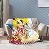 Candy Candy Kawaii Cartoon Decken Anime Flanell Lustige Warme Überwurfdecke für Zuhause Restaurant Textil Dekoration