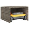 Vidaxl Robot Lawnmower Garage, Grey, 86X90X52/57 Cm
