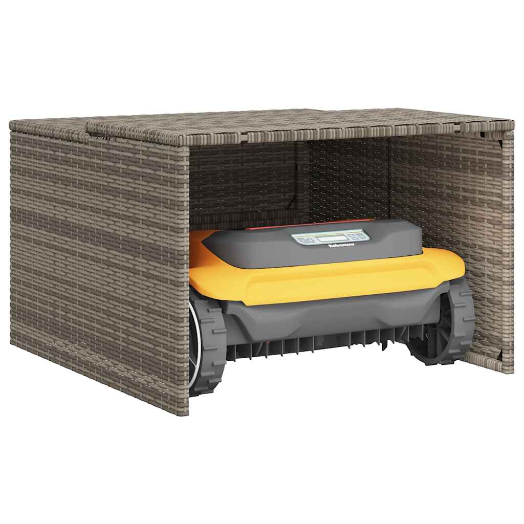 Vidaxl Robot Lawnmower Garage, Grey, 86X90X52/57 Cm