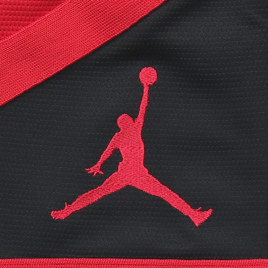 Air Jordan Dri-Fit Logo Patchwork Sports Shorts Men Bottoms Red Black CZ2507-010