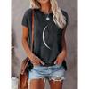 Women's Casual Loose Round Neck Short Sleeve T-Shirt