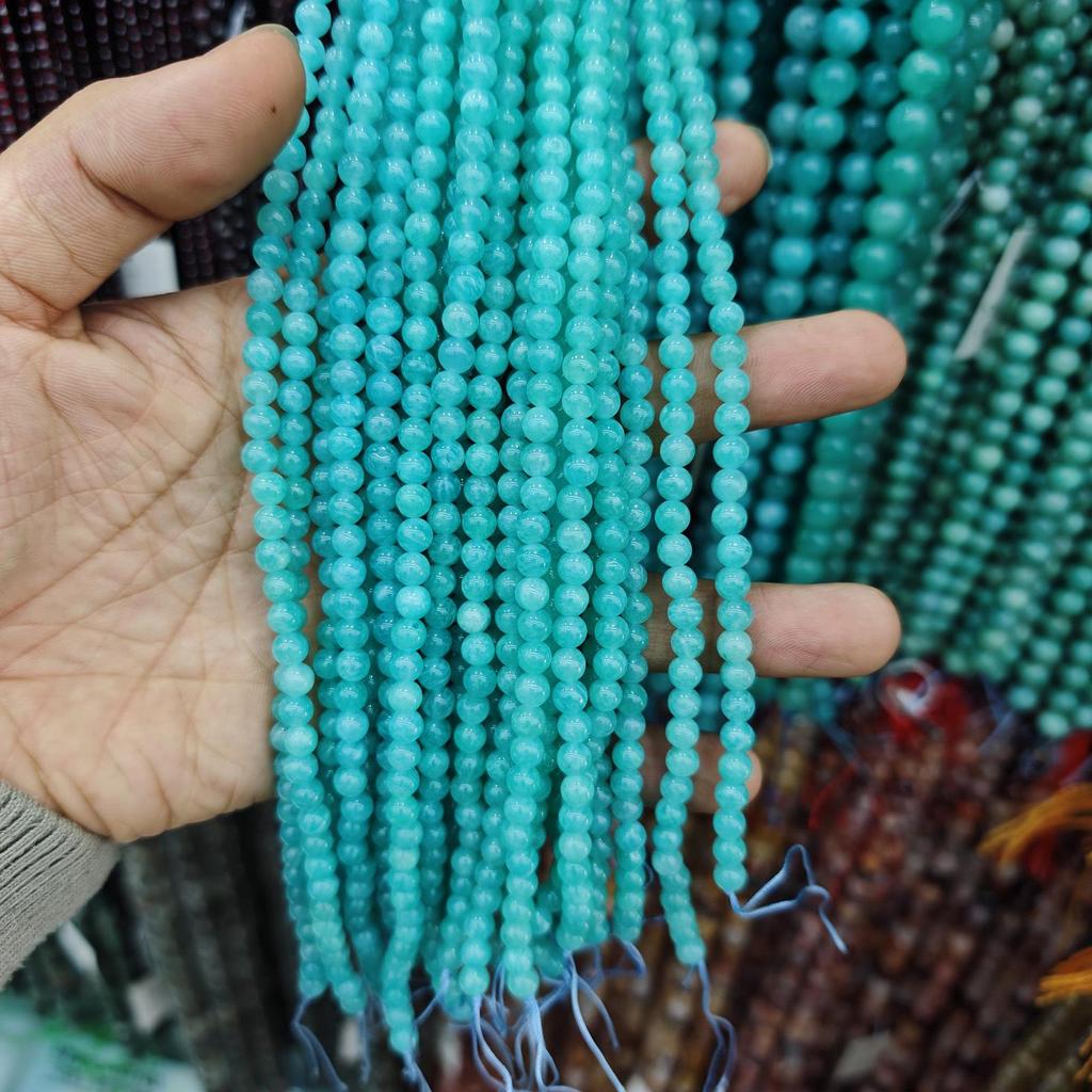 Blue Series Aquamarine & Blue Lace Agate Natural Stone Beads for DIY Jewelry