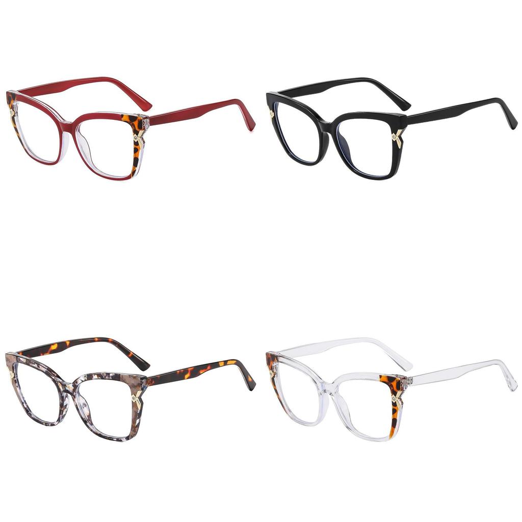 Style Cat Eye Glasses With Blue Light Blocking For Women And Round Faces