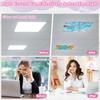 4 Pcs Fluorescent Light Covers For Ceiling Lights 2 X 2 Feet Magnetic Spring Summer Autumn Winter Reducing Harsh Glare Shade Pan