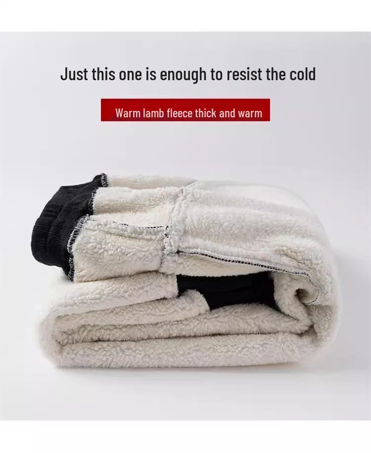 Boys' Fleece-Lined Sweatpants: Autumn/Winter Casual Loose Fit Sports Pants