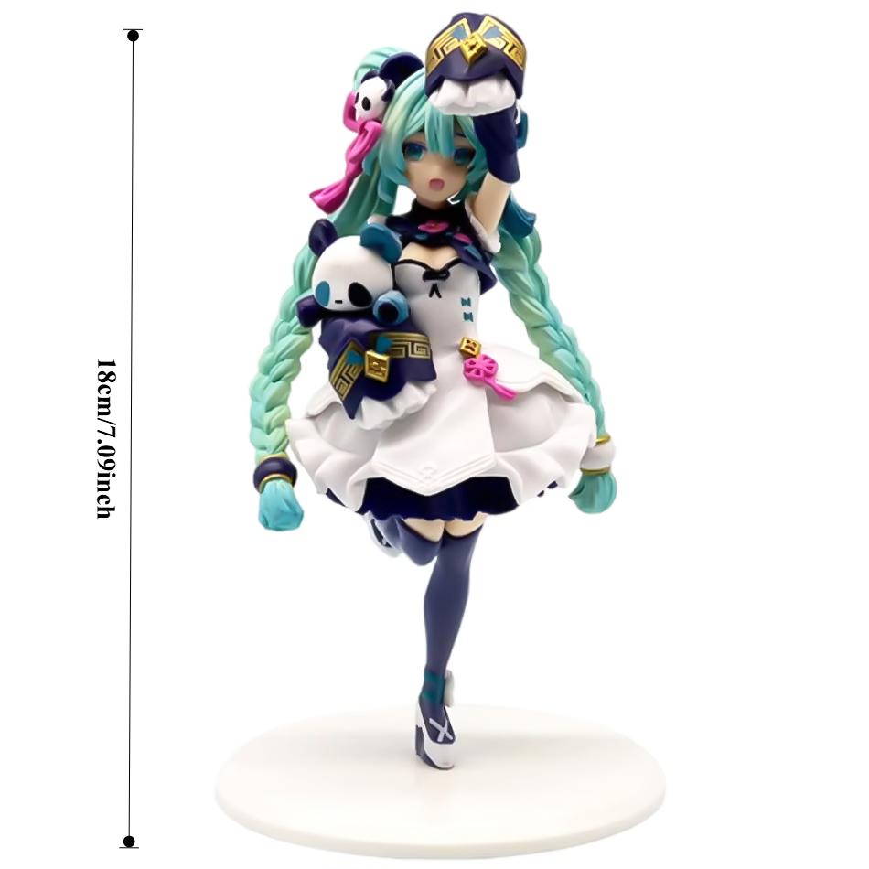 Anime Figure Cherry Blossoms Dress Action Figures Kawaii Swimsuit Vocaloid Pvc Collectible Model Toys Girl Gift