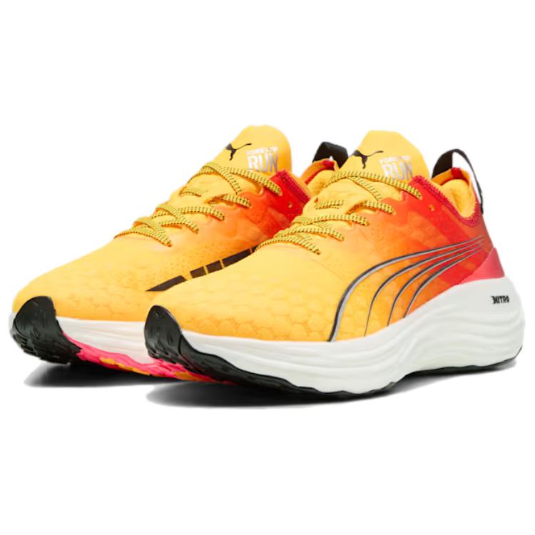 Puma ForeverRun Nitro Fade - Sun Stream Men Sneakers Orange Sunset-Glow White 310479-01