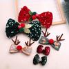 DIY Christmas Hair Clips: Antler, Sequin, and Bow Embellishments for Kids