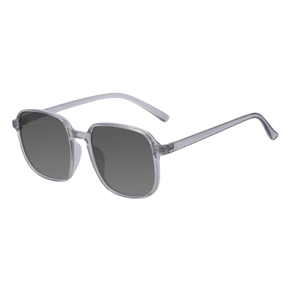 Stylish Men Women Square Oversized Polarized Sunglasses Transparent TR90 Light Plastic Sun Shades Sunglasses Lenses Myopia Lens