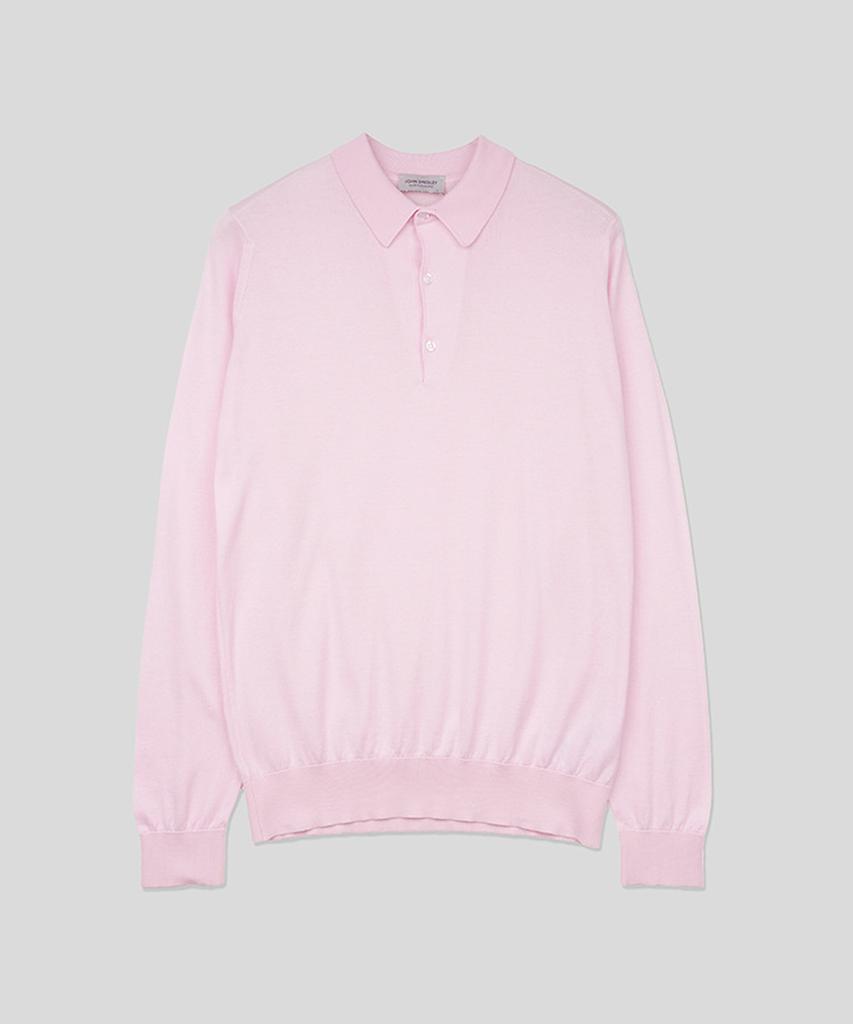 Jonseumedeulli Bradwell Sea Island Cotton Long Sleeves Polo Shirt Heritage One 9 Colors (C Type)