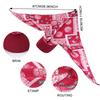Breathable Women Printed Satin Headscarf Hat Summer Baseball Cap Outdoor Sun Hat  For Men Women