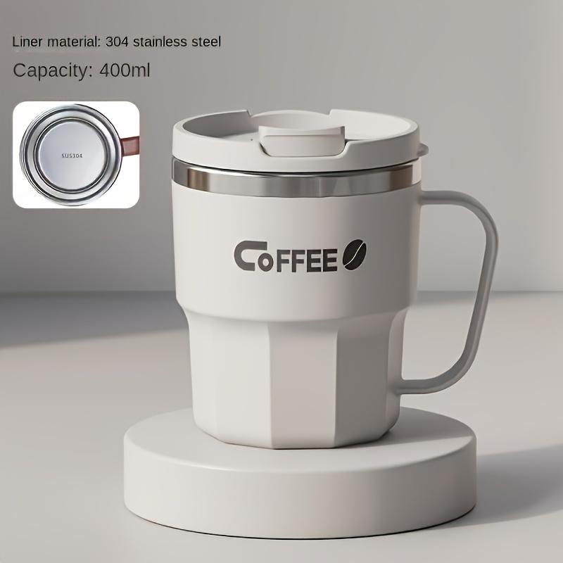 Hot Selling Insulated Cup, 304 Stainless Steel Water Cup, Household with Lid, Anti Drop Mug, Office Cup, Dormitory Cola Cup
