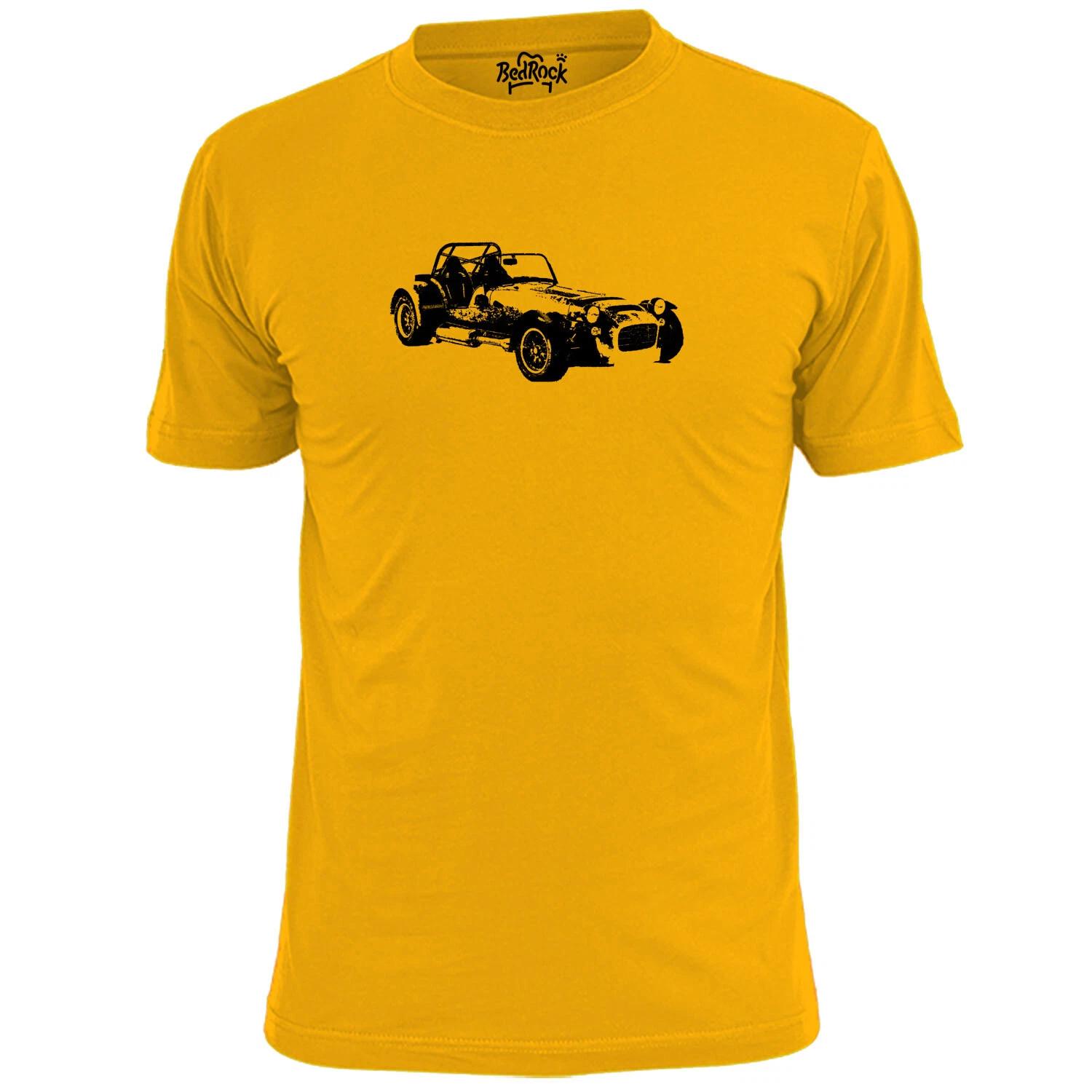 Mens Caterham Pencil Sketch T shirt Sports Car Vintage S