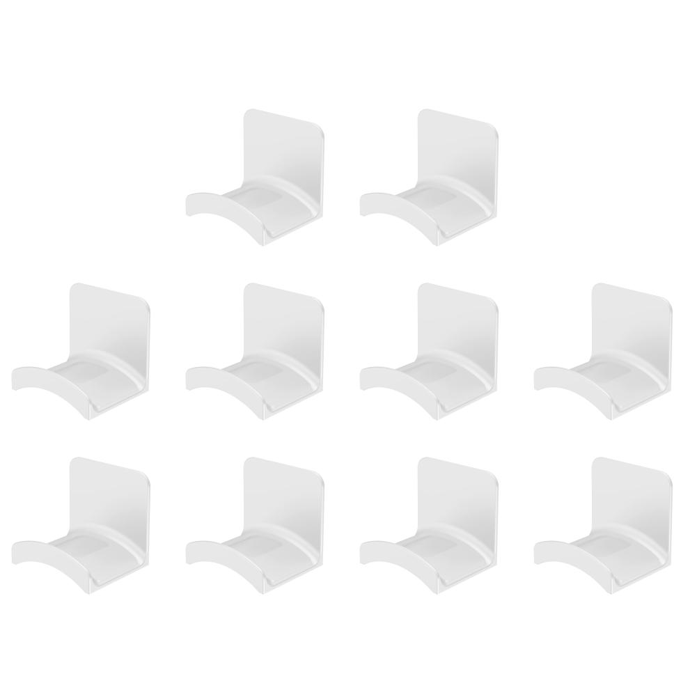 1-20Pcs Universal Headphone Stand Adhensive Plastic Wall Mount Hanger Rack Under Desk Headset Holder Gaming Earphone Bracket