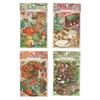 Kusang ZABC Time Memoir Series: 3D Chinese Style Diary Stickers - 4 Fun Designs