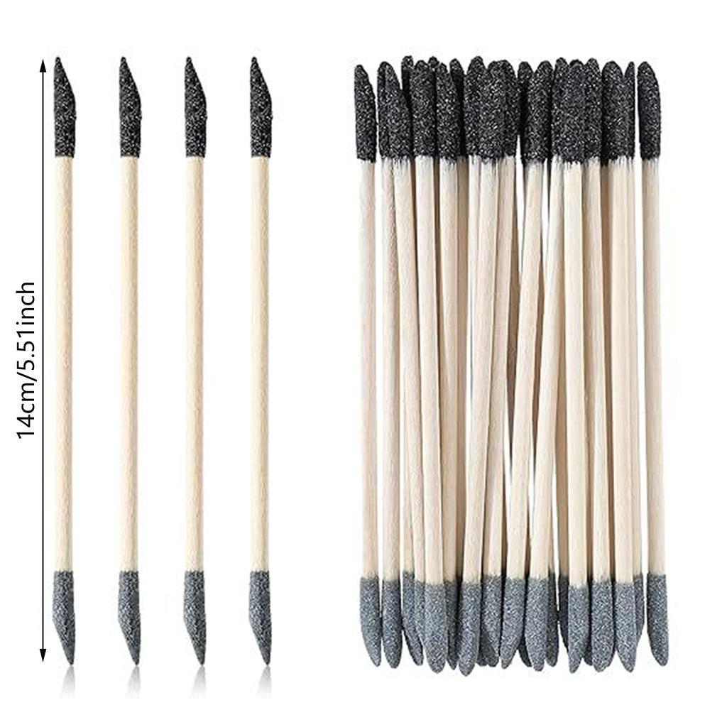 20/30/60PCS Double Head Fine Detail Sanding Sticks for Wood and Plastic Model Polishing Craft Sanding Tools 150/280 Grit