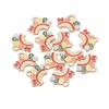 10-40pcs/lot Rainbow Series Alloy Pendants Alloy Letter Enamel Charms For DIY  Jewelry Making  Accessories Necklace Bracelet