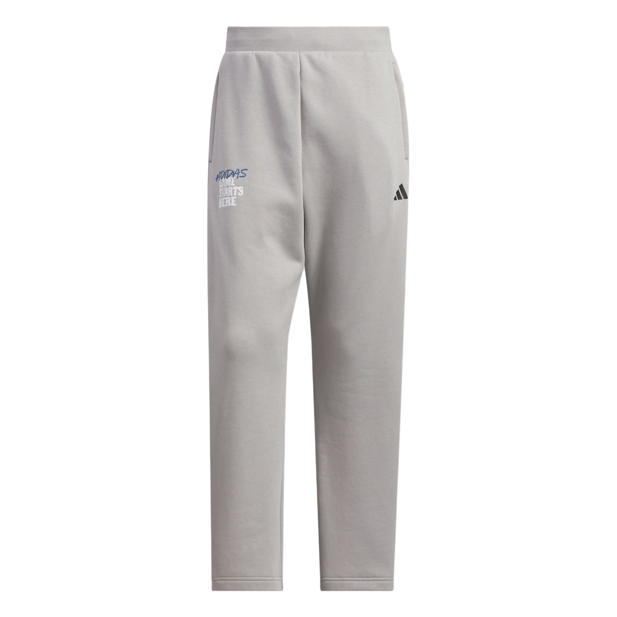 

Adidas Баскетбольные брюки на кнопках Свободного кроя На шнурке Флисовые баскетбольные брюки Мужские брюки KC2801 S