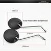 Motorcycle Left & Right Rearview Mirror, Durable 8mm Mount Mirror Fit for CG125 ZJ125 Jialing JH70 70cc 125cc.