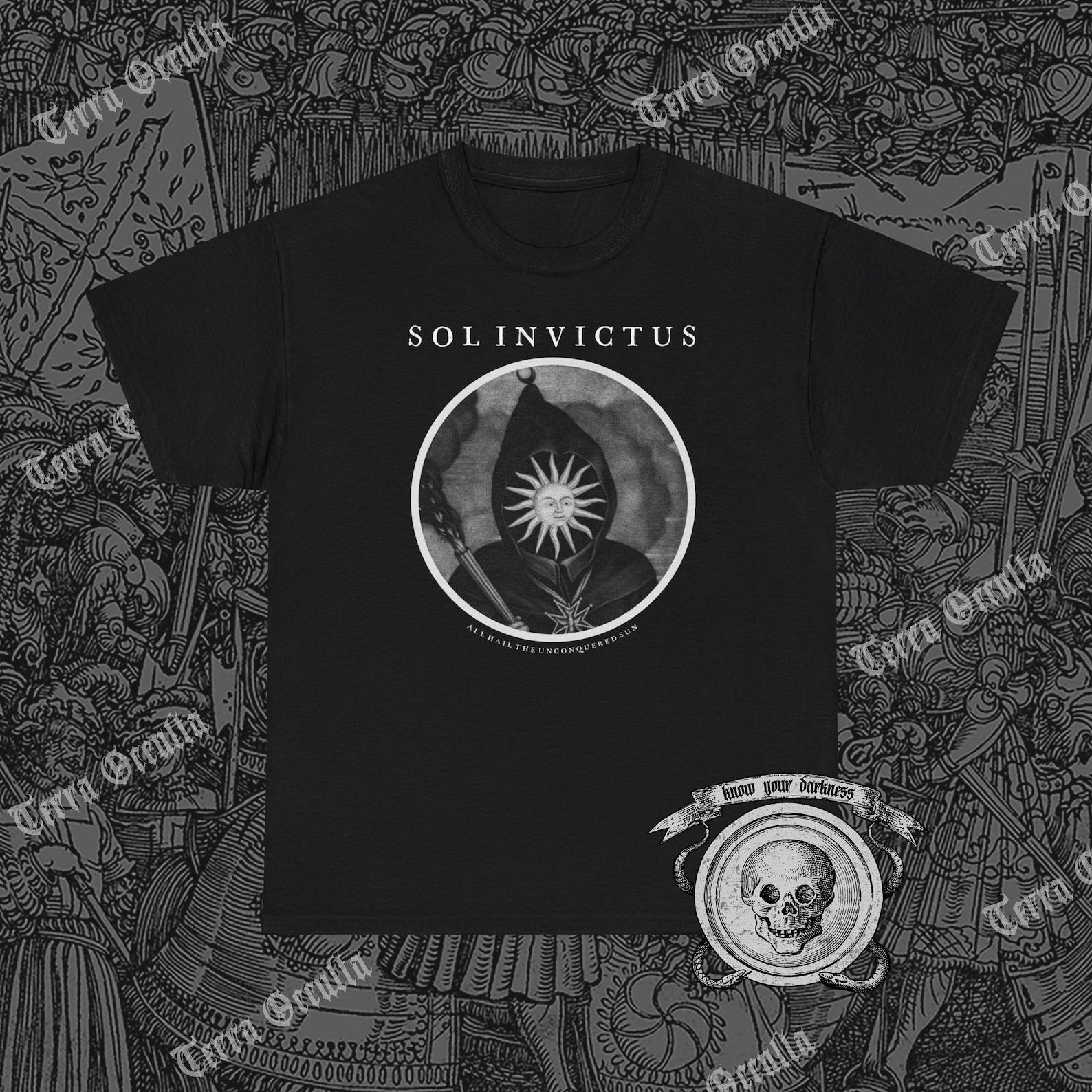 Sol Invictus Shirt, Sun God, Helios, Sun Worship S