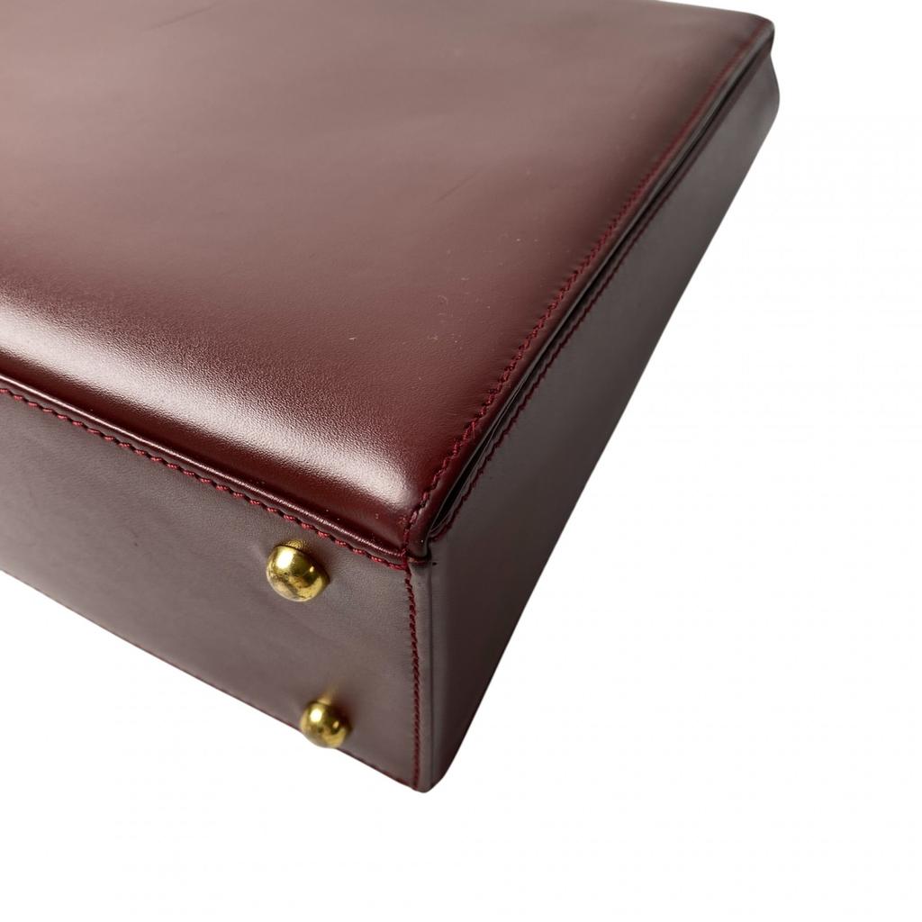 Used CARTIERHandbag Bordeaux leather Women