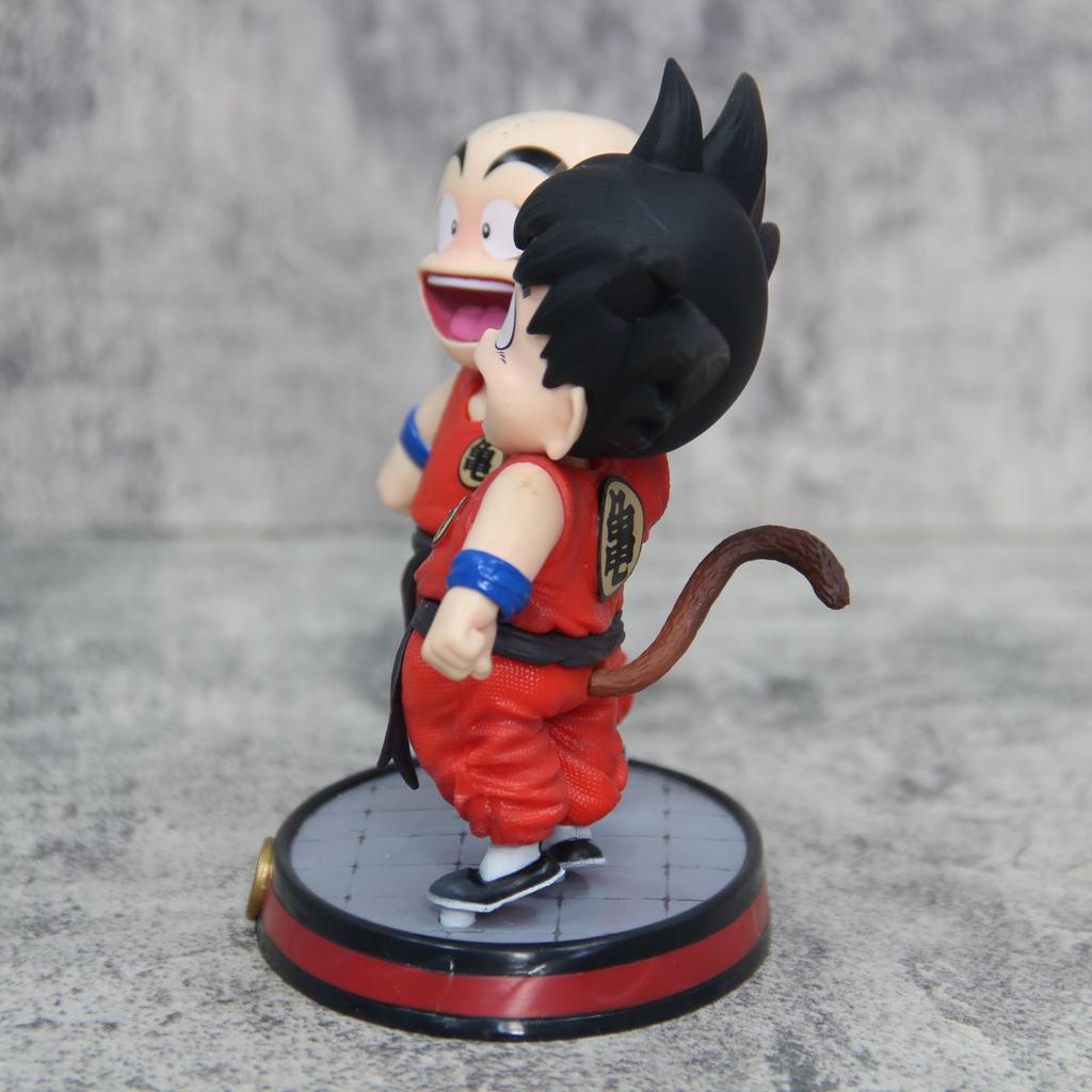 15cm Dragon Ball Z Anime Kid Goku Krillin Figure Krillin Son Goku Pvc Model Statue Doll Collection Decoration Toys Birthday Gift