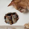 Funny Squirrel Mouse Wall Sticker Toilet Lid Stickers, Bedroom Entrance Living Room Porch Home Decora Waterproof Decals Stickers S744