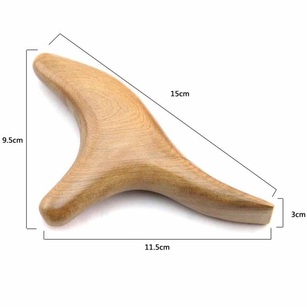 Holz Triggerpunkt-Massagegeräte, Professionelle Gua Sha Lymphdrainage-Werkzeuge, Holztherapie-Massage für den ganzen Körper Schmerzlinderung