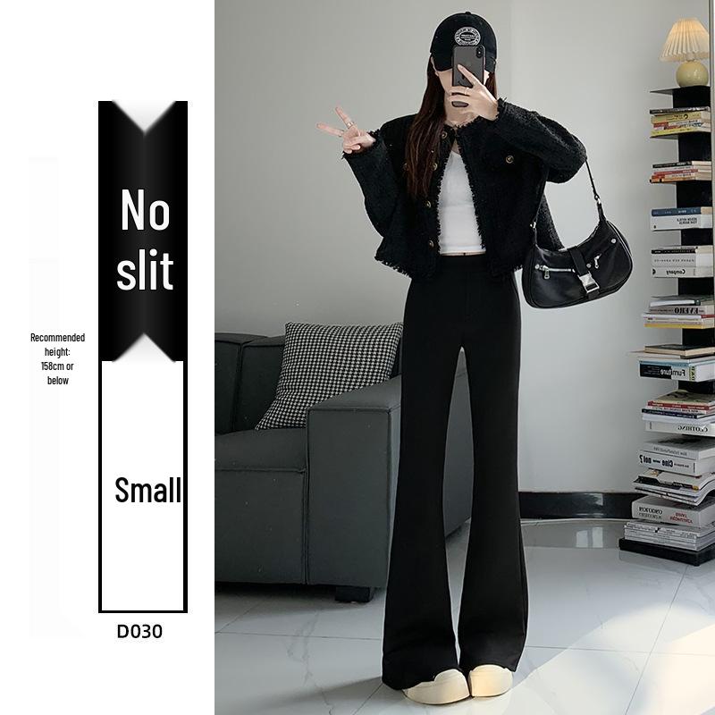 

Petite Women s 2025 Slimming High-Waisted Micro-Flared Long Pants XL [115-125 lbs]