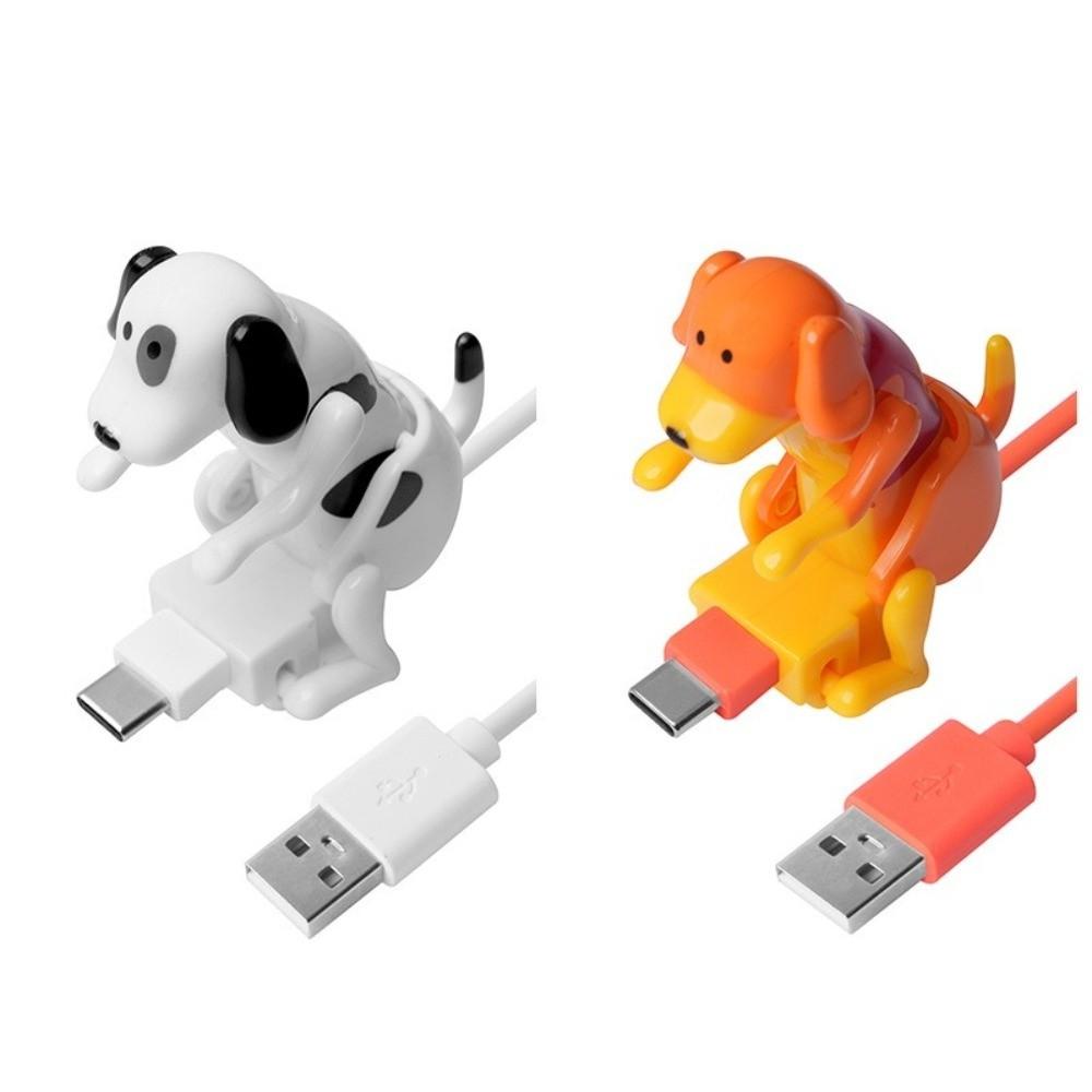 Cartoon Stray Dog Fast Charger For Type-C Phone Charging Line Charging Cable Phone Accessories