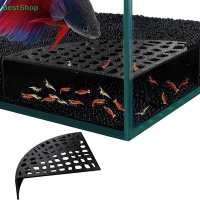 Shrimp Cav Space-Saving Fan-Shaped Aquarium Cave Decor With 180° Wide-View Design