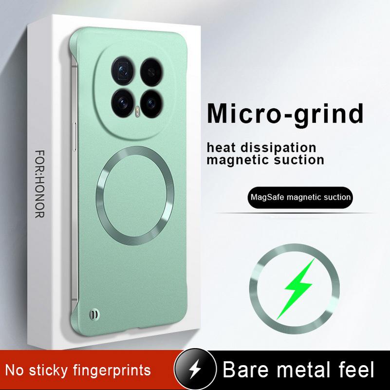 Ultra Slim Minimalist Magnetic PC Frameless Case For Honor Magic 8 7 Pro 6 5 Lite X9D 300 200 Ultra Thin Anti-drop Protect Cover